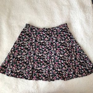 Floral skater skirt